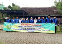 Semangat Pengabdian Masyarakat Peserta KKN STAI Al Muhammad Cepu di Desa Nglandeyan Blora