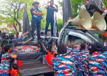 Gedung PLN Sulselrabar Di Kepung Oleh Ratusan Massa Garda Nusantara