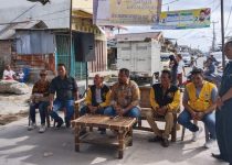 Dihari Libur Helmax Alex Sebastian Tampubolon, SH., MH., Menghadiri STM di Jalan Selebes Belawan