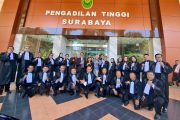 Pelantikan dan Pengambilan Sumpah Advokat BPW PERADIN Jatim di Pengadilan Tinggi Surabaya 2025