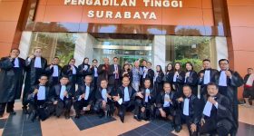 Pelantikan dan Pengambilan Sumpah Advokat BPW PERADIN Jatim di Pengadilan Tinggi Surabaya 2025