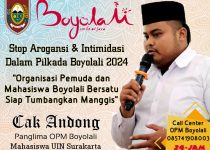 OPM Boyolali Nyatakan Siap Tumbangkan Manggis, Perjuangan Menuju Keadilan Sosial
