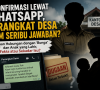 Konfirmasi Disampaikan Lewat WhatsApp, Perangkat Desa Waru Bungkam atas Isu yang Beredar