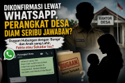 Konfirmasi Disampaikan Lewat WhatsApp, Perangkat Desa Waru Bungkam atas Isu yang Beredar Konfirmasi Disampaikan Lewat WhatsApp, Perangkat Desa Waru Bungkam atas Isu yang Beredar